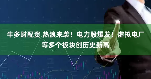 牛多财配资 热浪来袭！电力股爆发！虚拟电厂等多个板块创历史新高