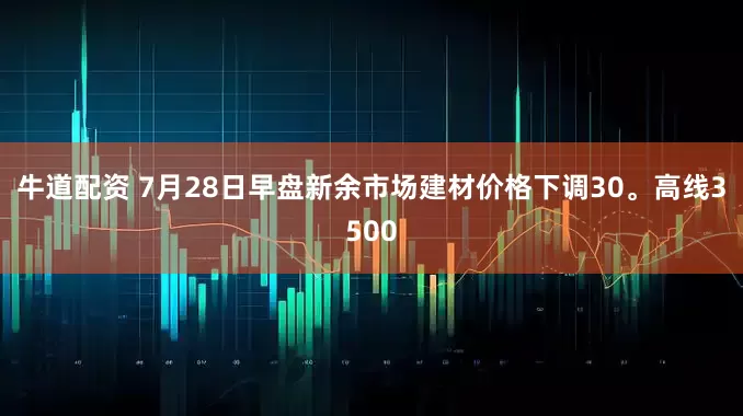 牛道配资 7月28日早盘新余市场建材价格下调30。高线3500